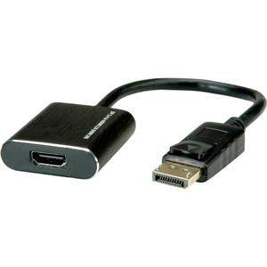 ROLINE DisplayPort/HDMI Adapter, v1.4, HDR 10, DP Male - HDMI Female, Actief