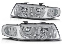 Tuning-Tec Koplampen dual halo rims SEAT LEON / TOLEDO 04 99-08 04 ANGEL EYES CHROOM