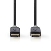 Nedis CCBW37014AT20 DisplayPort kabel 2 m Antraciet, Grijs - thumbnail