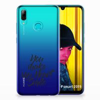 Huawei P Smart 2019 Siliconen hoesje met naam Heart Smile