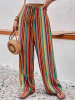 Loose Color Block Boho Pants