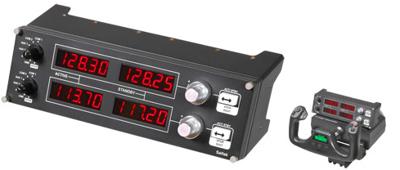 Logitech Gaming Saitek Pro Flight Radio Panel PZ69 Vliegsimulator controller USB PC Donkergrijs