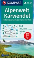 Wandelkaart 6 Alpenwelt - Karwendel | Kompass - thumbnail