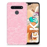 LG K41s TPU Case White Flowers