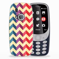 Nokia 3310 (2017) TPU bumper Zigzag Multi Color