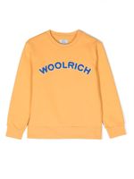 Woolrich Kids sweat à logo en éponge - Jaune - thumbnail