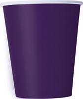 Unique Party 336,388-9 oz Deep Purple Paper Cups, Pack van 14