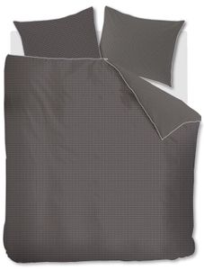 Kardol Dekbedovertrek Richmond Anthracite-Lits-jumeaux (260 x 200/220 cm)