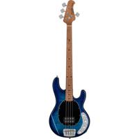 Sterling by Music Man StingRay Ray34 FM Neptune Blue elektrische basgitaar met deluxe gigbag