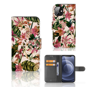 Apple iPhone 12 Mini Hoesje Flowers