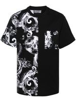 Versace Jeans Couture t-shirt en coton à imprimé Barocco - Noir - thumbnail