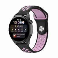 By Qubix - Sport Edition - Zwart + roze - Compatible met Xiaomi Redmi Watch 5 Active/Redmi Watch 5 Lite - Compatible Xiaomi bandje