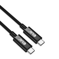 Club3D CAC-1579 USB4 Gen3x2 Type-C bi-directionele kabel 8K60Hz of 4K120Hz, Data 40Gbps, PD 240W (48V/5A) EPR St/St 3m