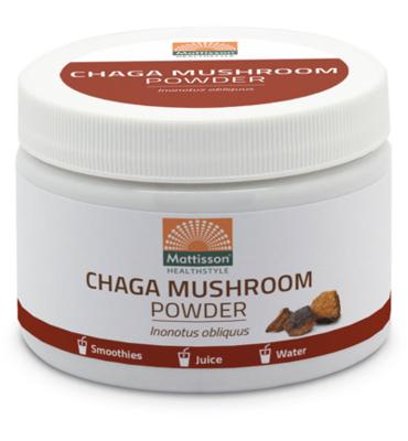 Mattisson Healthstyle Mattisson Healthstyle Absolute Chaga Mushroom Poeder (100g) Mattisson Healthstyle Mattisson Healthstyle Absolute Chaga Mushroom Poeder (100g)