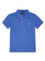 Ralph Lauren Kids polo en coton à logo brodé - Bleu