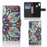 Xiaomi Mi A2 Lite Hoesje Purple Flower