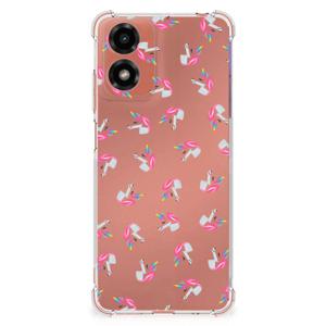 Doorzichtige Silicone Hoesje voor Motorola Moto G24 | G24 Power | G04 Unicorns