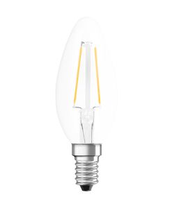 OSRAM 4058075436688 LED-lamp Energielabel F (A - G) E14 Kaars 2.5 W = 25 W Warmwit (Ø x l) 35 mm x 100 mm 1 stuk(s)