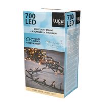 Clusterverlichting 700 warm witte lampjes met timer 14 m - thumbnail