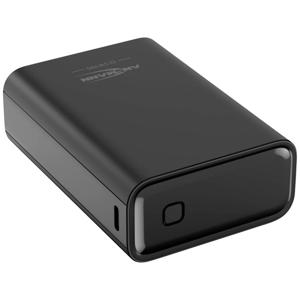 Ansmann 20000 mAh PB222PD sw Powerbank 20000 mAh Power Delivery 3.0, Quick Charge 2.0 LiPo Zwart Met laadregelaar, Gelijktijdig laden en ontladen,