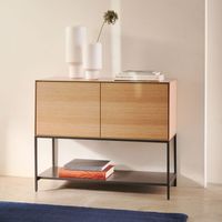 Kave Home Dressoir Vedrana Eiken, 98cm - Bruin - thumbnail