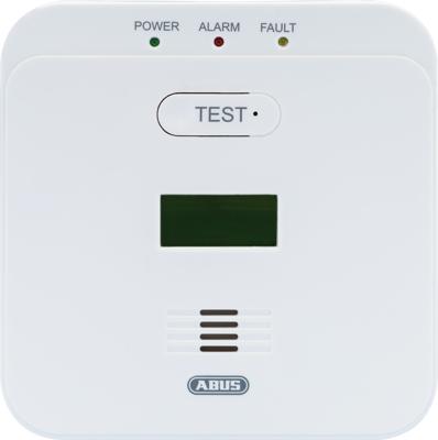 ABUS COWM510 Koolmonoxidemelder werkt op batterijen Detectie van Koolmonoxide