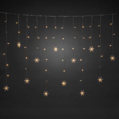 Konstsmide Lichtgordijn Buiten Energielabel: F (A - G) 60 LED Warmwit (b x h) 140 cm x 120 cm