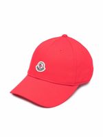 Moncler Enfant casquette à patch logo - Rouge - thumbnail