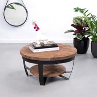 Brix Salontafel Mark 65cm - zwart - Rond - thumbnail