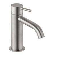 Wastafelmengkraan Mavesteel Rivo428 15.7cm met Click Waste 1-hendel Geborsteld RVS