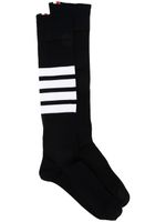 Thom Browne chaussettes à détails 4 bandes signature - Noir