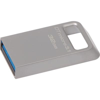 Kingston Technology DataTraveler Micro 3.1 32GB USB flash drive USB Type-A 3.2 Gen 1 (3.1 Gen 1) Metallic Kingston Technology DataTraveler Micro 3.1 32GB USB flash drive USB Type-A 3.2 Gen 1 (3.1 Gen 1) Metallic
