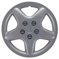 AutoStyle wieldoppen Idaho 15 inch ABS grijs set van 4