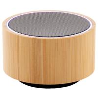 Xd Collection Speaker Bamboo 3w Bluetooth Led Lichtbruin 2-delig