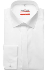 Marvelis Modern Fit Gala shirt wit, Effen