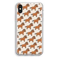 Pony: iPhone XS Transparant Hoesje