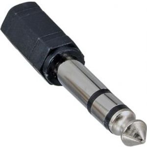 InLine 99305 tussenstuk voor kabels 3.5mm jack female 3.5mm F Zwart