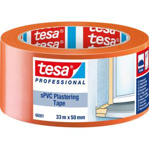 tesa SPVC 66001-00003-00 Gipstape tesa Professional Oranje (l x b) 33 m x 50 mm 1 stuk(s)