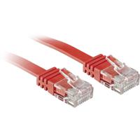 LINDY 47510 RJ45 Netwerkkabel, patchkabel CAT 6 U/UTP 0.30 m Rood Snagless 1 stuk(s) - thumbnail