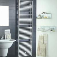 Designradiator Venus 120x60cm 622 Watt Glans Chroom Middenonderaansluiting