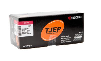 Tjep FH31/90 90mm Ring nagels Thermisch Verzinkt 21 graden Rondkop 800 Stuks 838190 Tjep FH31/90 90mm Ring nagels Thermisch Verzinkt 21 graden Rondkop 800 Stuks 838190