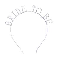 Diadeem Bride To Be Zilver Hootyballoo