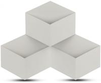 V-tac Wandlamp VT-709 44 x 33,5 cm aluminium 9W 3000K 990lm