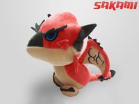 Monster Hunter World Plush Figure Rathalos 18 x 25 cm - thumbnail