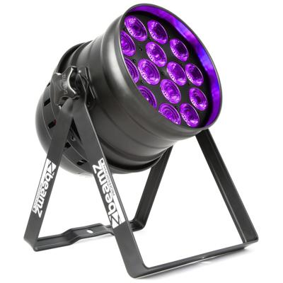 BeamZ BPP230 LED UV Blacklight PAR 64 met remote en DMX