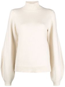 Chloé pull en cachemire à col roulé - Blanc