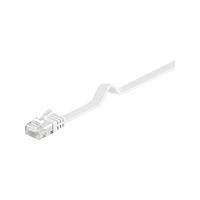 Goobay 95151 CAT 6 platte patchkabel, U/UTP, wit - kopermateriaal