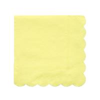 Gebaksservetten geel (20st) Meri Meri