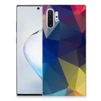 Samsung Galaxy Note 10 Plus TPU Hoesje Polygon Dark - thumbnail