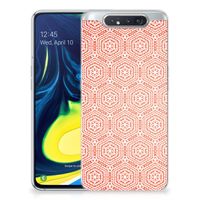 Samsung Galaxy A80 TPU bumper Pattern Orange